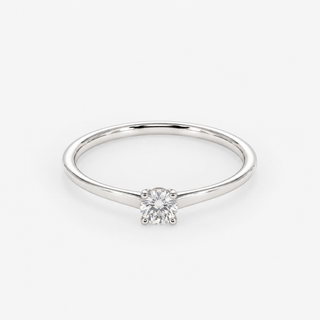 Diamond solitaire ring 0.21 carat brilliant cut 18K white gold Royal Coster Diamonds 1053191W18
