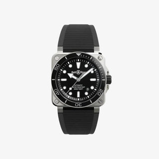 BR 03 Black Diver Steel Automatic 42mm - Royal Coster Diamonds