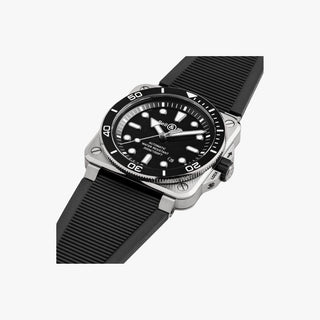 BR 03 Black Diver Steel Automatic 42mm - Royal Coster Diamonds