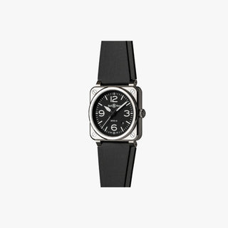 BR 03 Black Steel Automatic 41mm - Royal Coster Diamonds