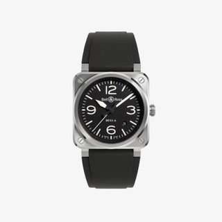 BR 03 Black Steel Automatic 41mm - Royal Coster Diamonds