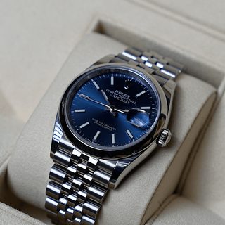 Datejust 36 126200 Bright Blue - Royal Coster Diamonds