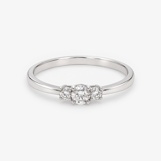 Diamond Ring 0.19 Carat Brilliant Cut 18K White Gold - Royal Coster Diamonds