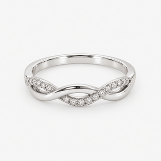 Diamond Ring 0.22 Carat Brilliant Cut 18K White Gold - Royal Coster Diamonds