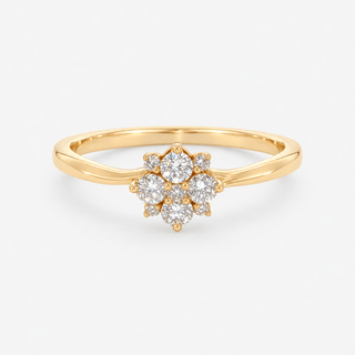 Diamond Ring 0.25 Carat Brilliant Cut 18K Yellow Gold - Royal Coster Diamonds