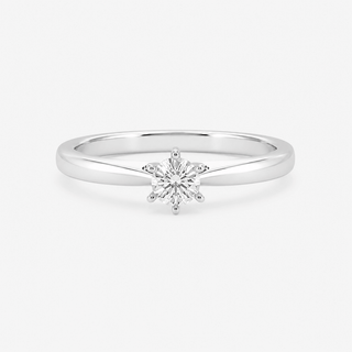 Diamond Ring 0.56 Carat Royal 201 Cut 18K White Gold - Royal Coster Diamonds