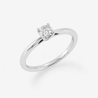 Diamond Ring 0.72 Carat Royal 201 Cut 18K White Gold - Royal Coster Diamonds
