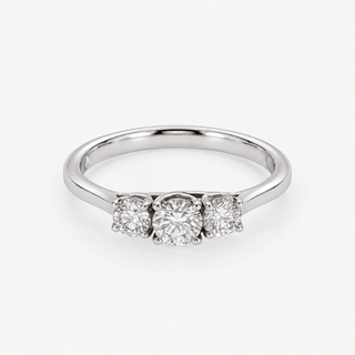 Diamond Ring 0.74 Carat Brilliant Cut 18K White Gold - Royal Coster Diamonds