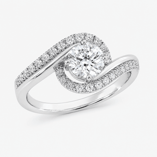 Diamond Ring 0.97 Carat Royal 201 Cut with Brilliant Platinum - Royal Coster Diamonds