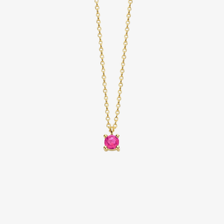 14K Gold Necklace with Birthstone October - Tourmaline - Royal Coster Diamonds