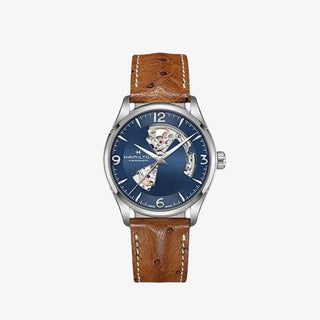 Jazzmaster Open Heart Automatic 42mm Blue Dial - Royal Coster Diamonds