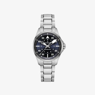Khaki Aviation Pilot Automatic 36mm Blue Dial - Royal Coster Diamonds