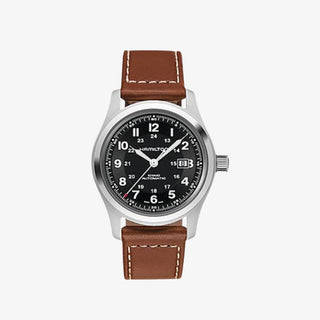 Khaki Field Automatic 42mm Black Dial - Royal Coster Diamonds