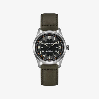 Khaki Field Titanium Automatic 38mm Black Dial - Royal Coster Diamonds