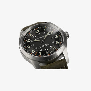 Khaki Field Titanium Automatic 38mm Black Dial - Royal Coster Diamonds