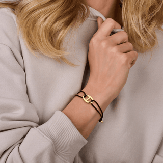 Gold bracelet - Marine link - 18K yellow gold with marine link chain - Royal Coster Diamonds