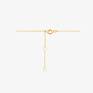 Gold necklace - Linked rings - 9K yellow gold necklace - Royal Coster Diamonds