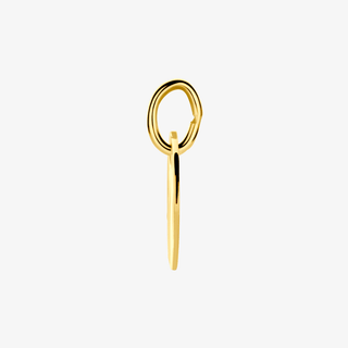 Gold pendant - Engraving - 14K yellow gold engraving pendant, 16 mm - Royal Coster Diamonds