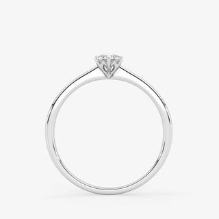 Solitaire 0.25 Carat Brilliant Cut Diamond 18K Gold Ring - Royal Coster Diamonds
