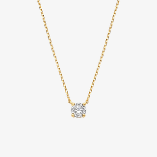 Gold necklace - Zirconia - 9K yellow gold necklace with zirconia - Royal Coster Diamonds