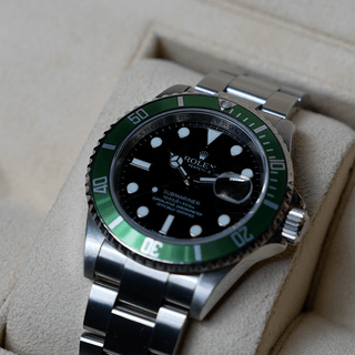 Submariner 16610LV ‘Kermit’ - Royal Coster Diamonds