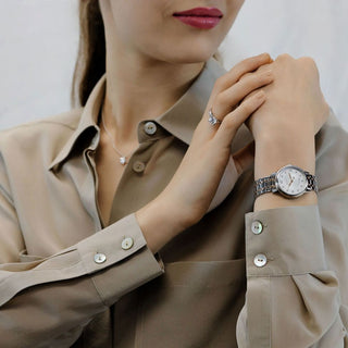 Bohème Date Automatic 30Mm White Dial - Royal Coster Diamonds