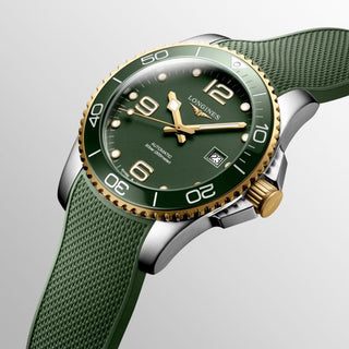 HydroConquest Automatic 41mm Matt Green Dial - Royal Coster Diamonds
