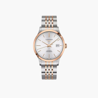 Elegance Record Automatic 40mm Sunray Silver Dial - Royal Coster Diamonds