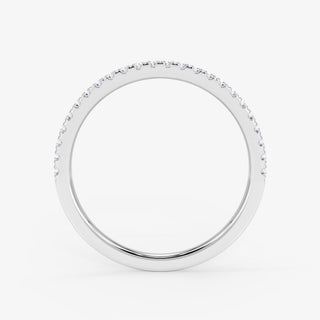 18K Gold 0.15 Carat Half Eternity Diamond Wedding Ring - Royal Coster Diamonds