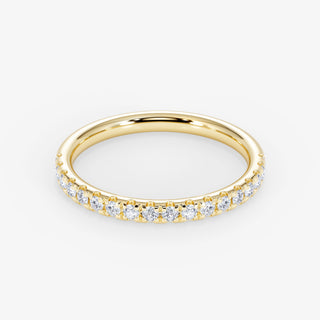 18K Gold 0.30 Carat Half Eternity Diamond Wedding Ring - Royal Coster Diamonds