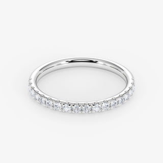 18K Gold 0.30 Carat Half Eternity Diamond Wedding Ring - Royal Coster Diamonds