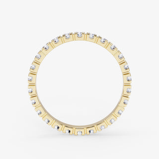 18K Gold 1.30 Carat Eternity Diamond Wedding Ring - Royal Coster Diamonds