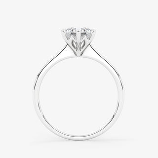 Solitaire 1.00 Carat Brilliant Cut Diamond 18K Gold Ring - Royal Coster Diamonds